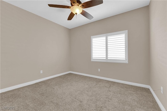 2291 W Horizon Ridge Parkway Unit 6131, Henderson, NV 89052 - carpeted empty room featuring baseboards and ceiling fan