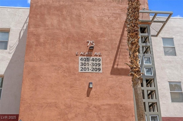 75 E Agate Ave Unit 206, Las Vegas, NV 89123 - exterior view of stucco siding