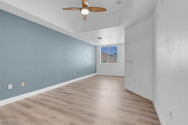 75 E Agate Ave Unit 206, Las Vegas, NV 89123 - empty room featuring ceiling fan and light wood-style flooring