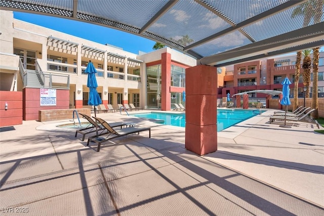 75 E Agate Ave Unit 206, Las Vegas, NV 89123 - community pool with a patio