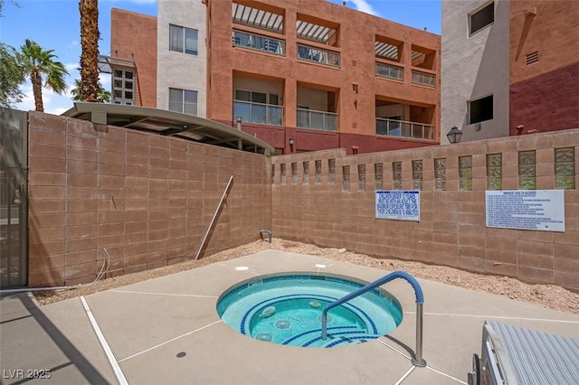 75 E Agate Ave Unit 206, Las Vegas, NV 89123 - view of swimming pool with a hot tub