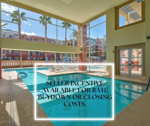 75 E Agate Ave Unit 206, Las Vegas, NV 89123 - indoor pool featuring a patio