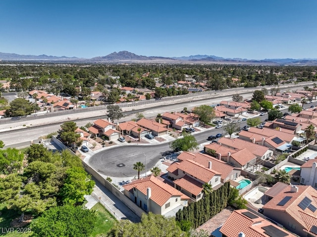 2501 Muirfield Ave, Henderson, NV 89074 - aerial view of residential area featuring mountains