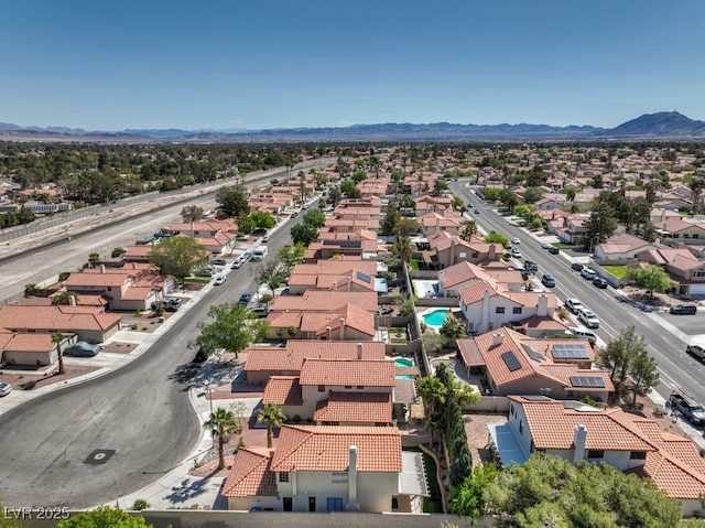 2501 Muirfield Ave, Henderson, NV 89074 - aerial perspective of suburban area with mountains