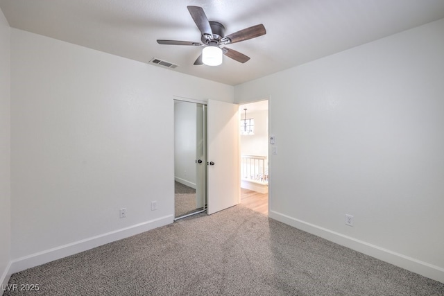 2501 Muirfield Ave, Henderson, NV 89074 - spare room featuring carpet and ceiling fan