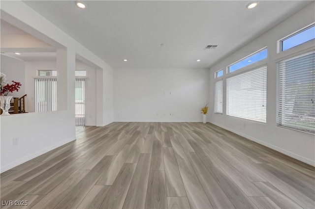 629 Soaring Wings Ave, Las Vegas, NV 89183 - empty room with light wood-style flooring and recessed lighting