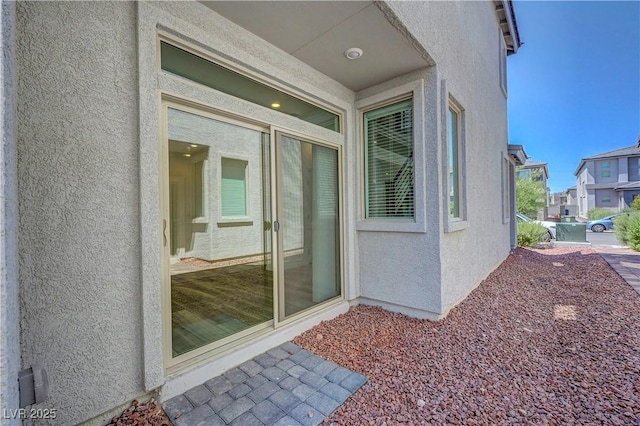 629 Soaring Wings Ave, Las Vegas, NV 89183 - entrance to property with stucco siding