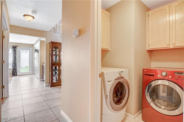 8416 Dry Cliff Cir, Las Vegas, NV 89128 - laundry room featuring washing machine and dryer and cabinet space
