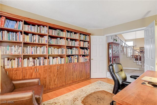 8416 Dry Cliff Cir, Las Vegas, NV 89128 - home office featuring light wood-type flooring