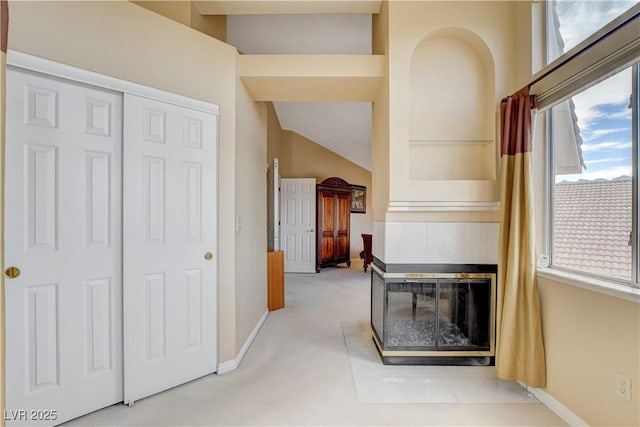 8416 Dry Cliff Cir, Las Vegas, NV 89128 - hall featuring carpet and baseboards