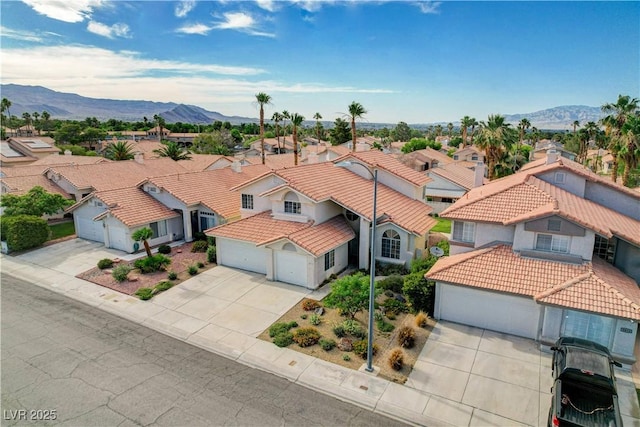 8416 Dry Cliff Cir, Las Vegas, NV 89128 - aerial view of residential area featuring mountains