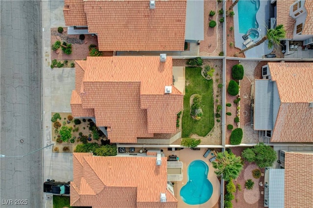 8416 Dry Cliff Cir, Las Vegas, NV 89128 - drone / aerial view of a pool area
