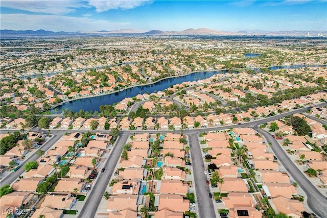 8416 Dry Cliff Cir, Las Vegas, NV 89128 - view of property location with a water and mountain view and nearby suburban area
