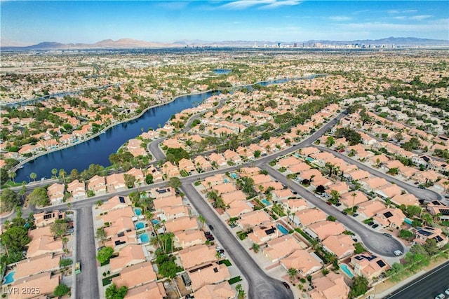 8416 Dry Cliff Cir, Las Vegas, NV 89128 - view of property location with a water and mountain view and nearby suburban area