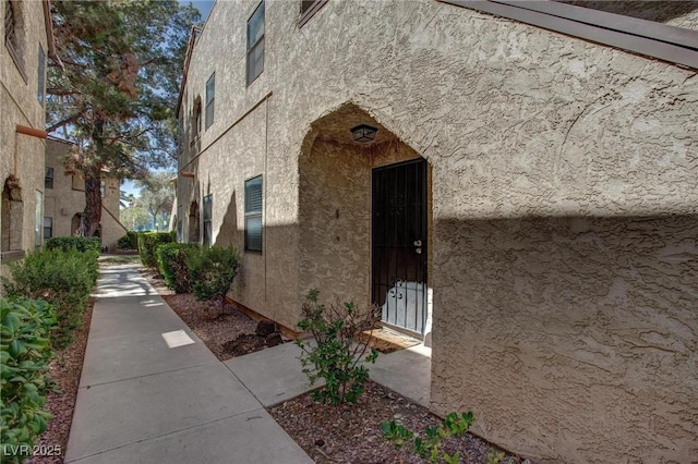 4742 Obannon Dr Unit A, Las Vegas, NV 89102 - property entrance with stucco siding