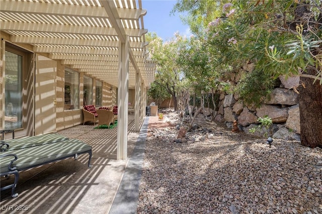 1329 Calle Cantar, Henderson, NV 89012 - view of yard featuring a pergola and a patio