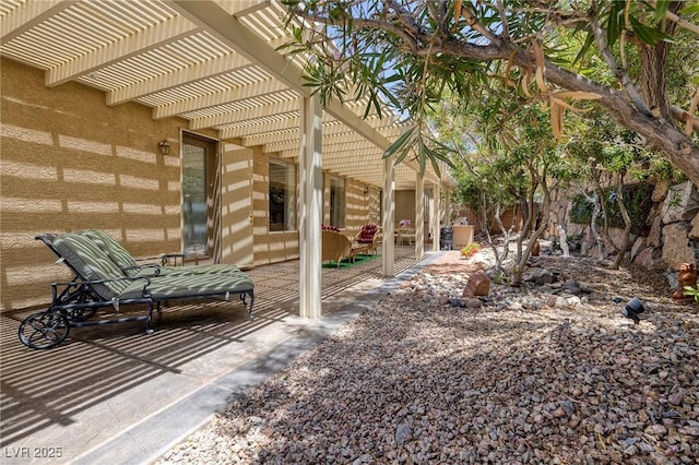 1329 Calle Cantar, Henderson, NV 89012 - view of yard featuring a pergola and a patio area