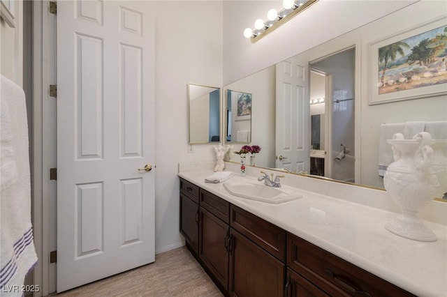 1329 Calle Cantar, Henderson, NV 89012 - bathroom featuring vanity and wood finished floors