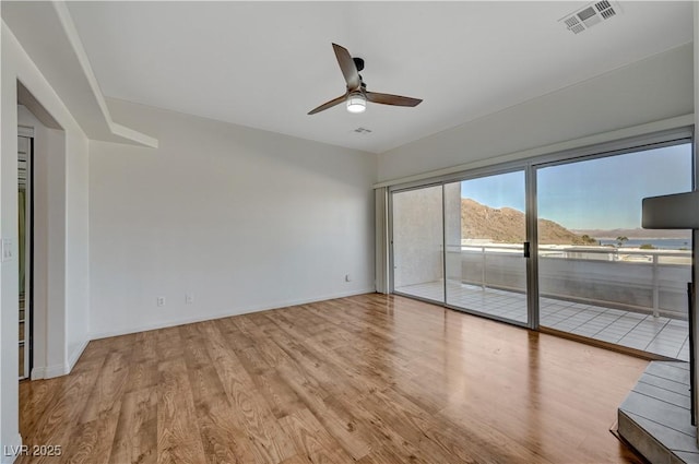 483 Marina Cv, Boulder City, NV 89005 - empty room featuring wood finished floors and ceiling fan