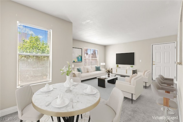 6800 E Lake Mead Blvd Unit 1018, Las Vegas, NV 89156 - living area with light carpet and baseboards