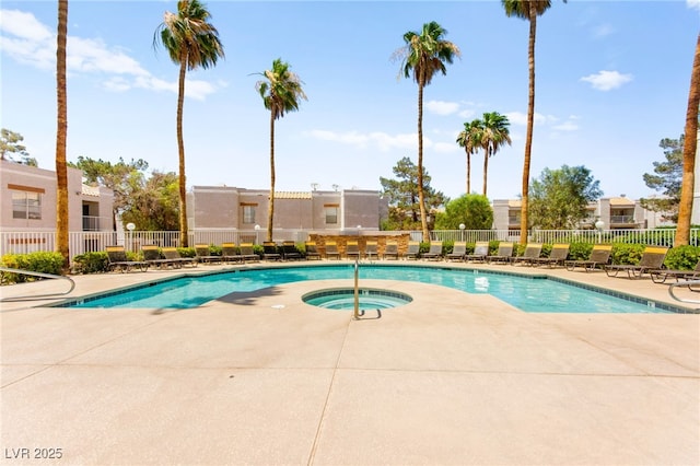 6800 E Lake Mead Blvd Unit 1018, Las Vegas, NV 89156 - community pool featuring a patio area and a community hot tub