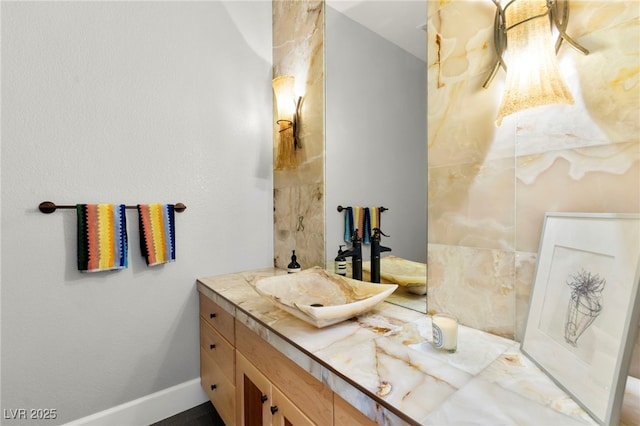 5680 N Fort Apache Rd, Las Vegas, NV 89149 - bathroom with vanity and baseboards