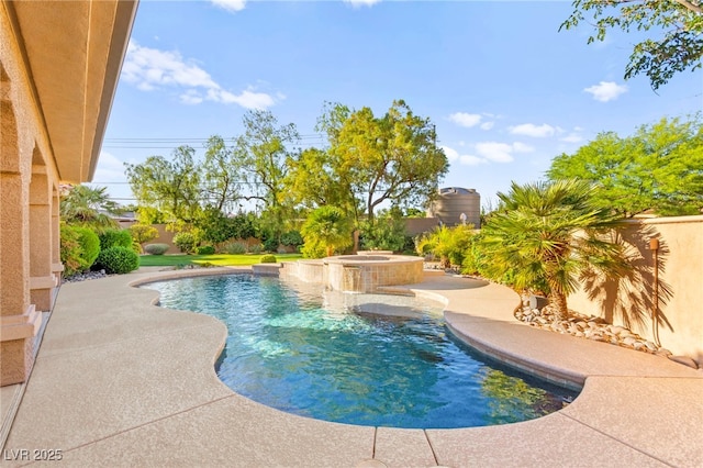 5680 N Fort Apache Rd, Las Vegas, NV 89149 - view of swimming pool featuring a pool with connected hot tub and a patio area