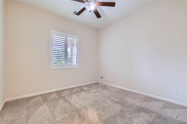 8732 Kendall Brook Cir, Las Vegas, NV 89149 - unfurnished room with carpet flooring and ceiling fan