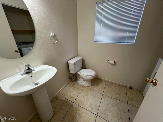 8704 Autumn Wreath Ave, Las Vegas, NV 89129 - half bathroom featuring toilet and tile patterned floors