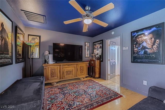 4361 Valley Quail Way N, Las Vegas, NV 89084 - living room featuring a ceiling fan