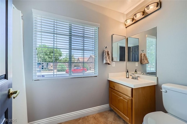 4361 Valley Quail Way N, Las Vegas, NV 89084 - bathroom featuring vanity, plenty of natural light, and tile patterned flooring