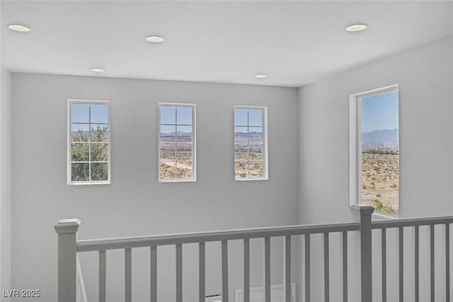 7890 S Miller Ln, Las Vegas, NV 89113 - interior space with recessed lighting and a mountain view