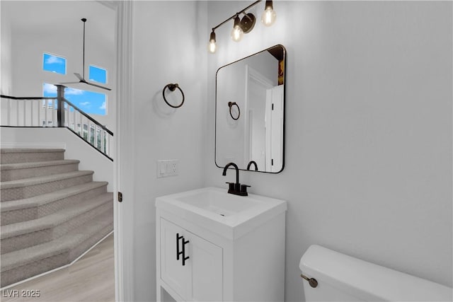 21 Rue De Degas, Henderson, NV 89074 - half bathroom with vanity and wood finished floors