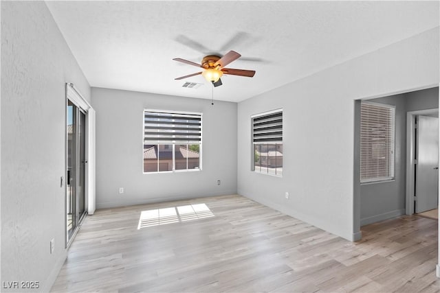 6635 Caporetto Ln Unit 204, North Las Vegas, NV 89084 - empty room featuring a ceiling fan and light wood finished floors