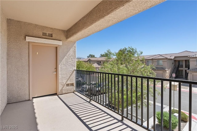 6635 Caporetto Ln Unit 204, North Las Vegas, NV 89084 - balcony with a residential view