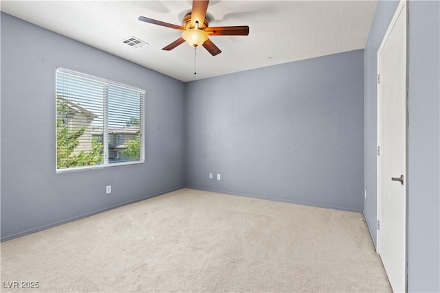 6635 Caporetto Ln Unit 204, North Las Vegas, NV 89084 - empty room with a ceiling fan and light carpet