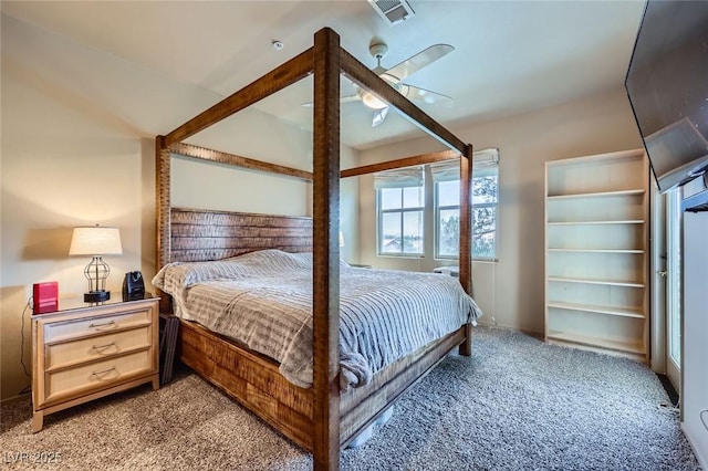 2325 Windmill Pkwy Unit 1622, Henderson, NV 89074 - bedroom with light colored carpet and ceiling fan