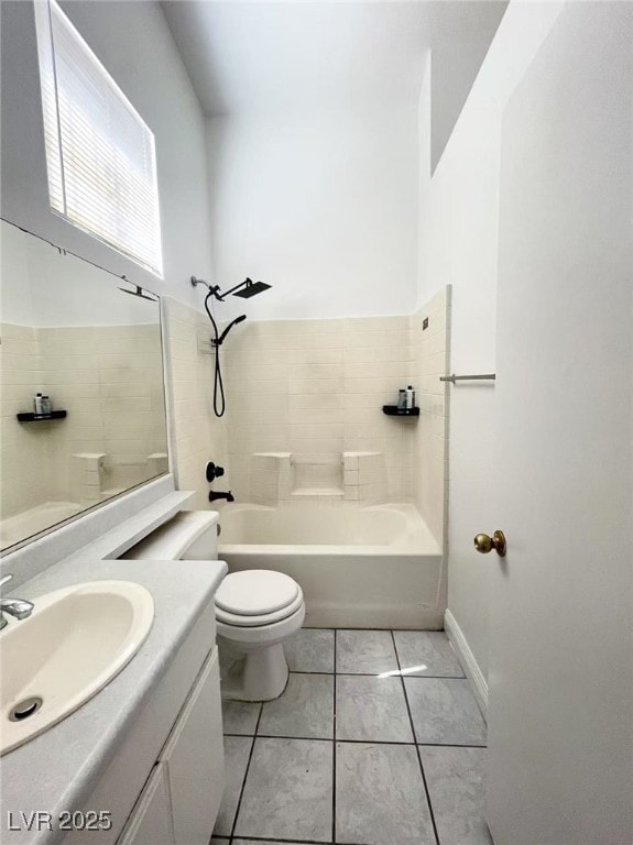 2405 Prime Advantage Ave, North Las Vegas, NV 89032 - full bath featuring a bathtub, vanity, and tile patterned flooring