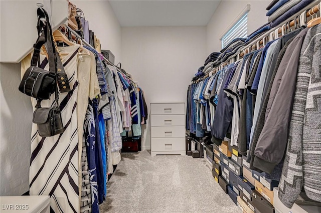 912 Allister Fields Ln, Las Vegas, NV 89138 - walk in closet featuring carpet flooring