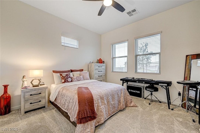 912 Allister Fields Ln, Las Vegas, NV 89138 - bedroom featuring carpet flooring and a ceiling fan
