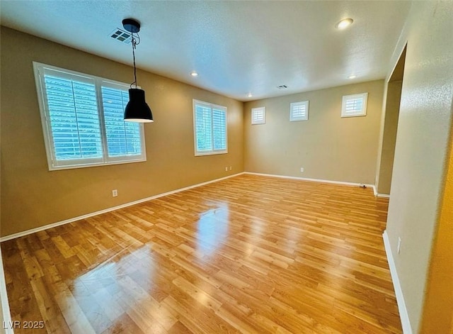 9100 Hombard Ave, Las Vegas, NV 89148 - spare room with light wood-style floors and recessed lighting