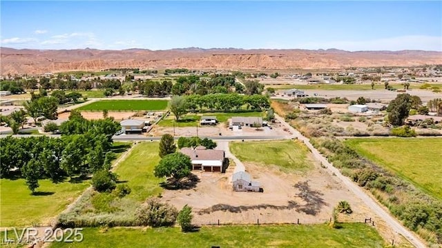 1470 St Joseph St, Overton, NV 89040 - aerial view of sparsely populated area with a mountain backdrop