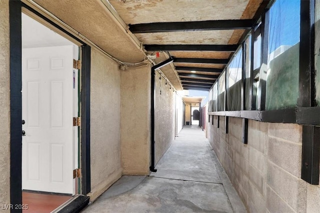 5005 Harmony Ave, Las Vegas, NV 89107 - corridor with concrete floors
