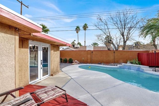 5005 Harmony Ave, Las Vegas, NV 89107 - view of pool with a fenced backyard and a patio