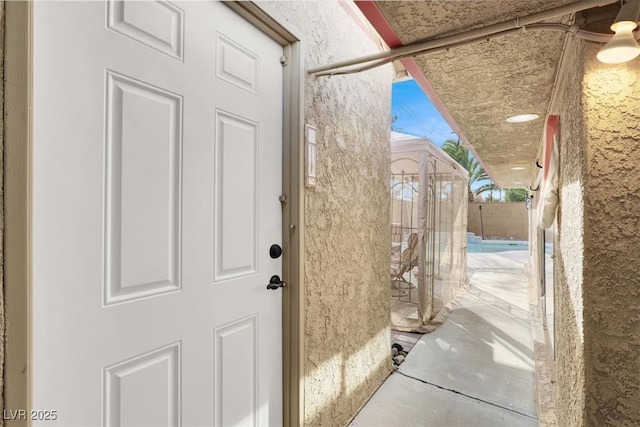 5005 Harmony Ave, Las Vegas, NV 89107 - entryway with concrete floors
