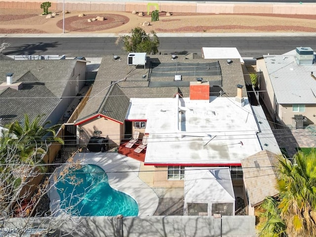 5005 Harmony Ave, Las Vegas, NV 89107 - bird's eye view of a pool