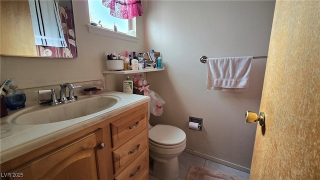 5209 Del Monte Ave, Las Vegas, NV 89146 - bathroom with vanity and tile patterned flooring