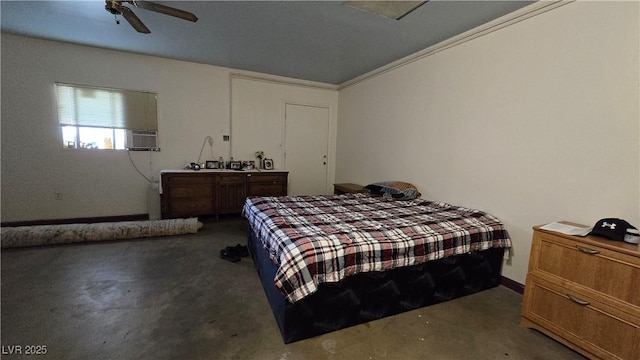 5209 Del Monte Ave, Las Vegas, NV 89146 - bedroom with cooling unit, a ceiling fan, and carpet floors