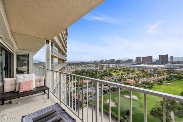 3111 Bel Air Dr Unit 21A & 21C, Las Vegas, NV 89109 - balcony with a view of city