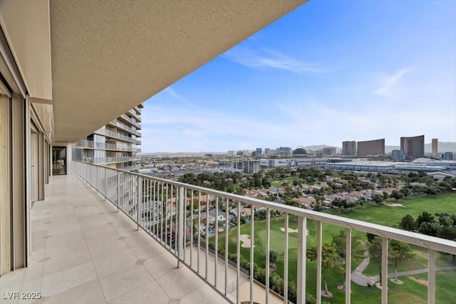 3111 Bel Air Dr Unit 21A & 21C, Las Vegas, NV 89109 - balcony featuring a view of city